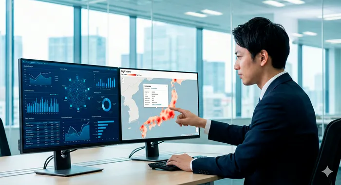 マイクロアド連携によるターゲット抽出イメージ